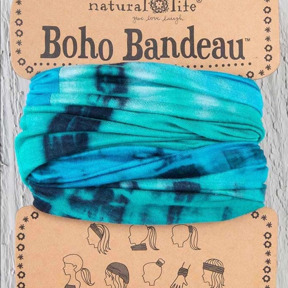 NATURAL LIFE Accessories - Natural Life Boho Headband Bandeau Tie Dye 8 Ways
